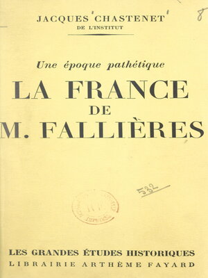 cover image of La France de M. Fallières